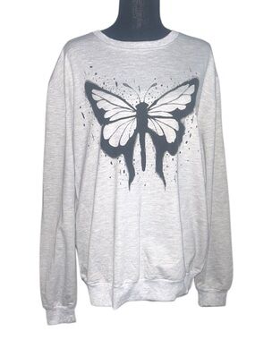 Butterfly Sweater🩶🖤